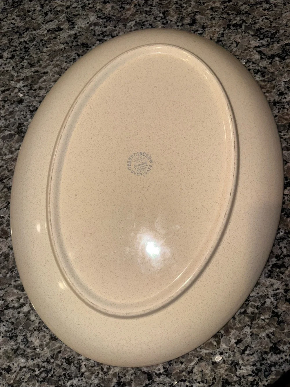 Vintage Franciscan Woodlore Oval Platter (approx 16x 13)